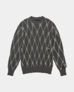 Ksubi Diamond Dollar Knit Crew Grey