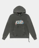 Ksubi Graff Rose Kash Hoodie Acid Grey